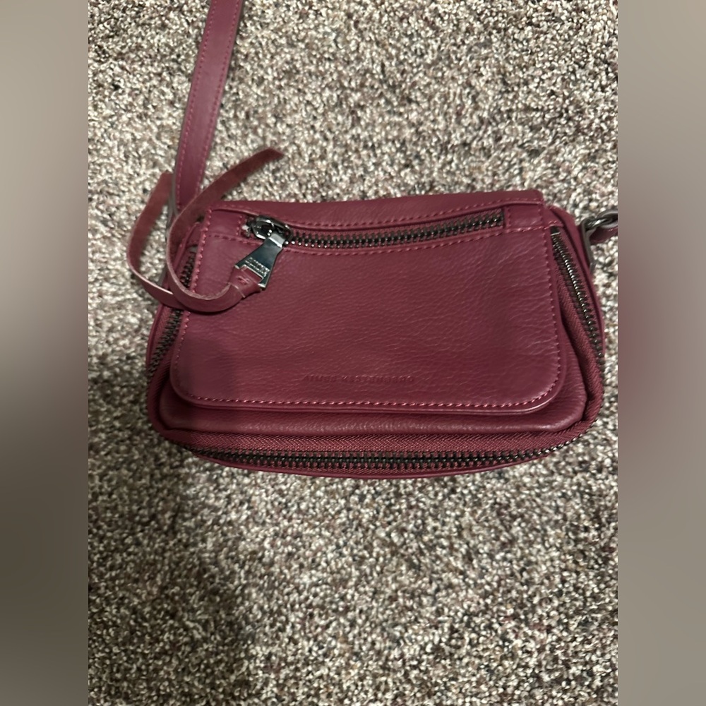Aimee Kestenberg Rich Oxblood Sorrento Crossbody Bag like new